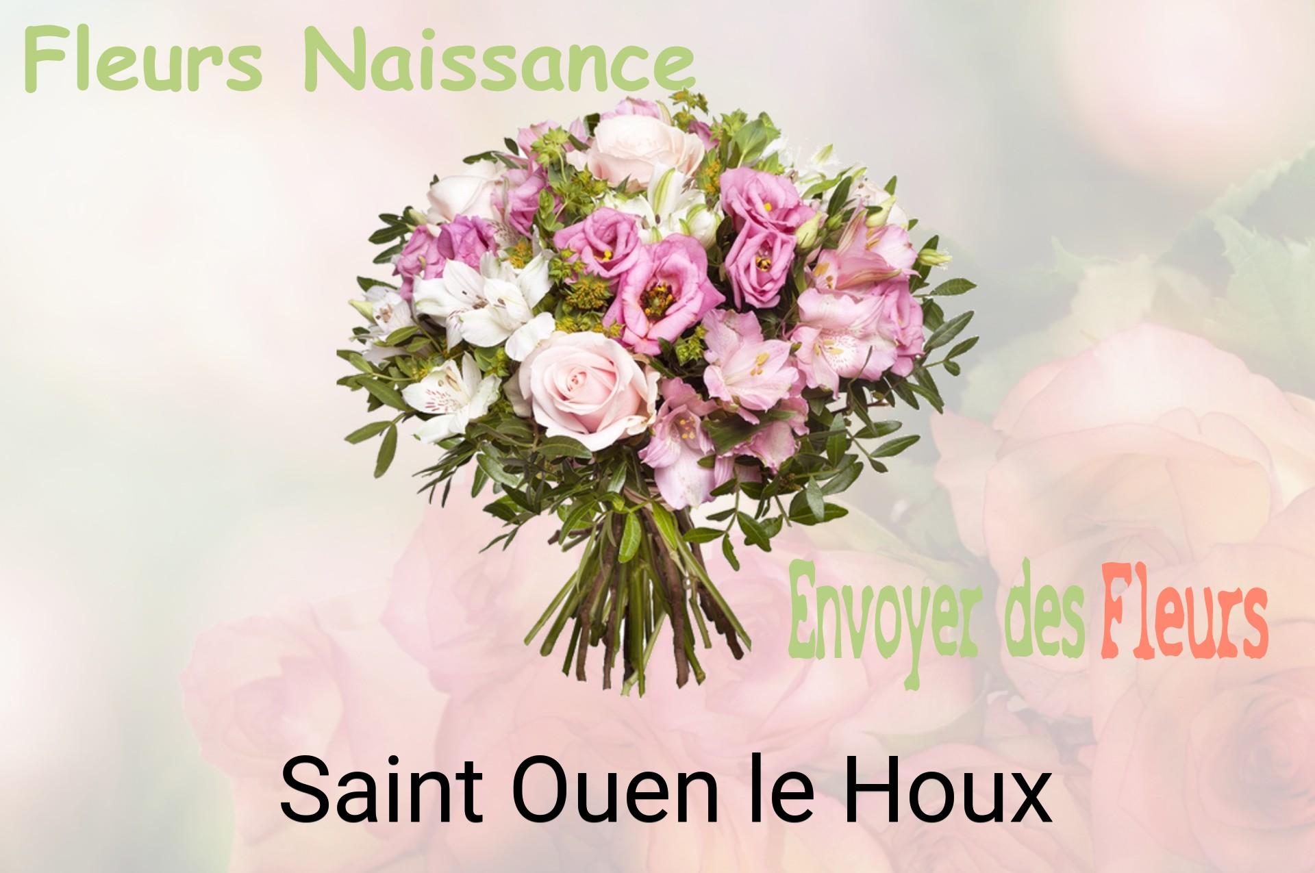 Bouquet de fleurs de naissance livré à Saint-Ouen-le-Houx